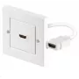 Microconnect HDMWALL1 Steckdose HDMI Weiß