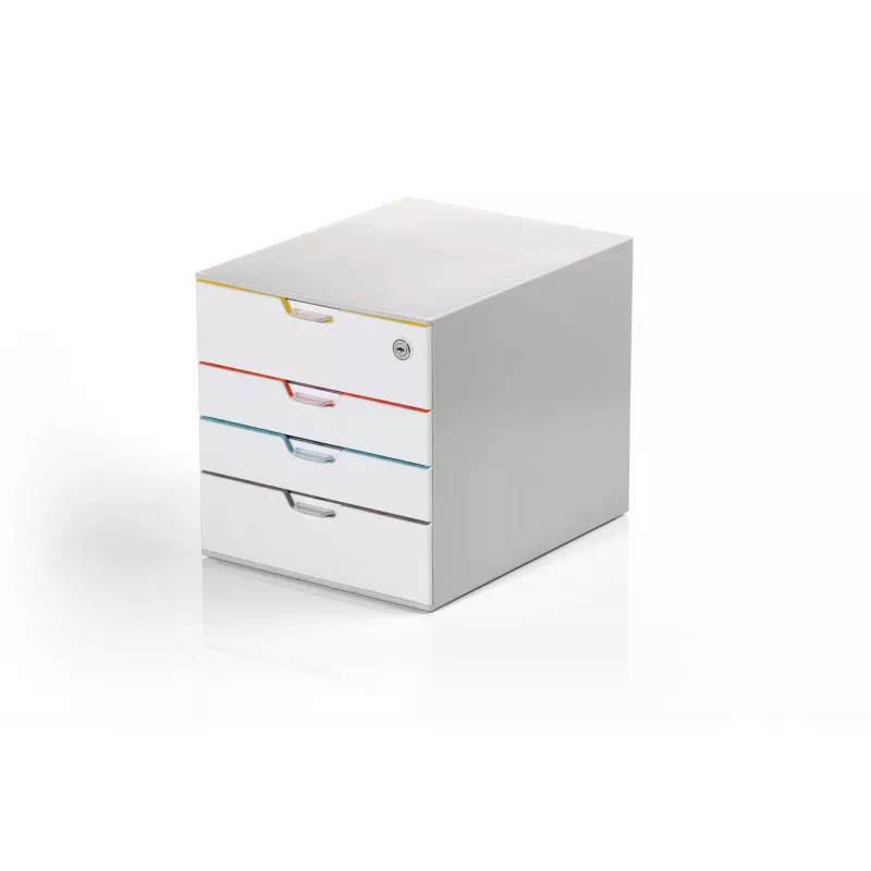 Durable VARICOLOR MIX 4 SAFE Grau Kunststoff 4 Schubladen