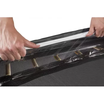 Oberirdisches rundes Trampolin Salta 5065A – Outdoor, 72 Federn, 4 Beine, max. Belastung 120 kg, für Personen ab 5 Jahren