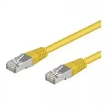 Wentronic Goobay CAT 5e Patchkabel, F/UTP, Gelb, 3 m - CCA Kupfer-Mix (50167)