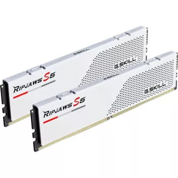 DIMM 96 GB DDR5-6000 (2x 48 GB) Dual-Kit, Arbeitsspeicher Weiß, F5-6000J3036F48GX2-RS5W, Ripjaws S5, INTEL XMP