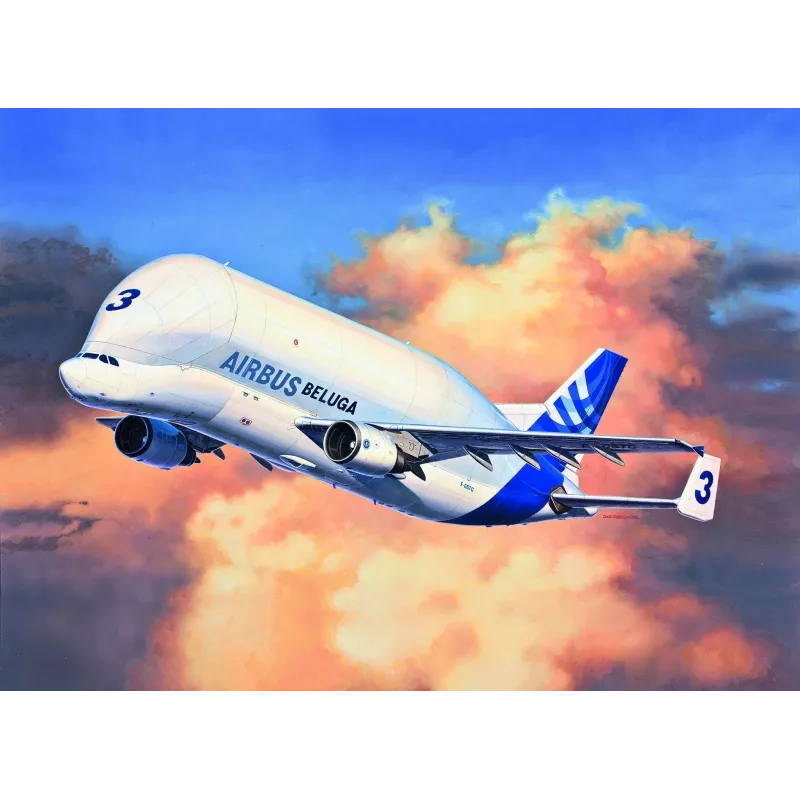 Revell 1/144 Maßstab Airbus A300-600 pc(s) Beluga Modellbausatz