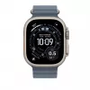 49mm Anchor Blau Ocean Band Verlängerung - Finish aus natürlichem Titan