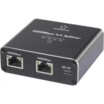 Renkforce RF-GES-400 Netzwerk-Switch RJ45 4 Port USB-Stromversorgung (RF-6739680)