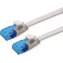 VALUE Patchkabel Cat.6A (Klasse EA) UTP, extraflach, Grau, 5 m (21.99.2015)