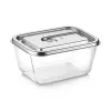 Caso Glas-Vakuumbehälter mit Kunststoffdeckel | VacuBoxx Edelstahl XL | Transparent
