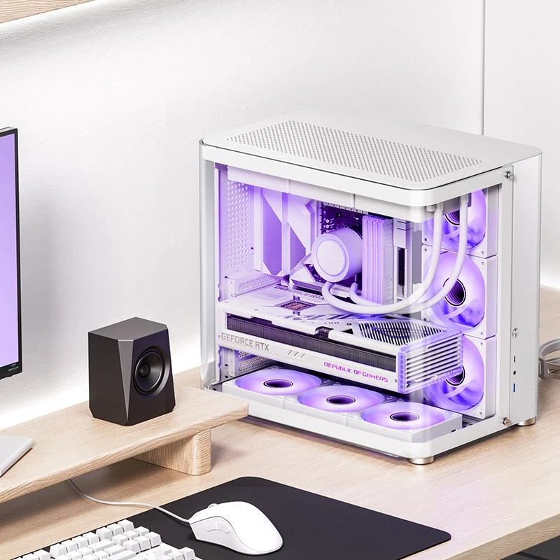 PC-Gehäuse Jonsbo TK-2 2.0 Midi Tower Schwarz