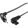 Netzkabel ShiverPeaks 09-06001 — Eurostecker abgewinkelt auf IEC 60320 C7, 1,5 m