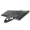 A4Tech KM-72620D - Tastatur-Maus-Set - USB - US - Schwarz