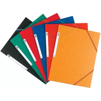 ELBA Boston Corner Elastic Folder, A4, sortiert, Karton 0,5 mm, mit Beschriftungslasche – 10er-Pack (120515.20)