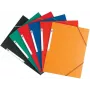 ELBA Boston Corner Elastic Folder, A4, sortiert, Karton 0,5 mm, mit Beschriftungslasche – 10er-Pack (120515.20)