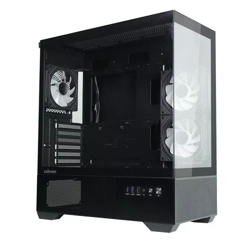 PC-Gehäuse CHRONIX V2 Mid Tower ARGB Lüfter x3 schwarz