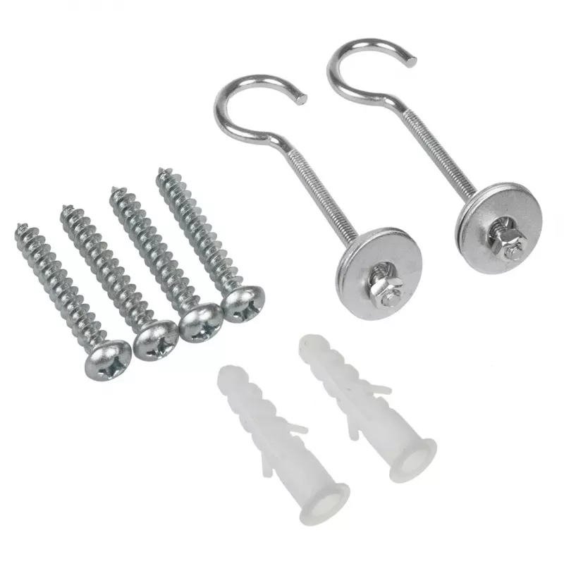 Maclean MC-923 Set aus 2 Halterungen für Projektionsleinwände, max. Traglast 25 kg (für das Set), Stahl