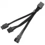 Kabel-Splitter für Lüfter-PWM- und D-RGB-Signale, ek water blocks EK-Loop OmniLink 10cm