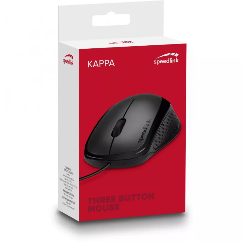 Maus SPEEDLINK SL-610011-BK USB Typ-A Optisch