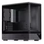 Computer case Jonsbo D200 midi-tower mATX tempered glass mini temp display Schwarz