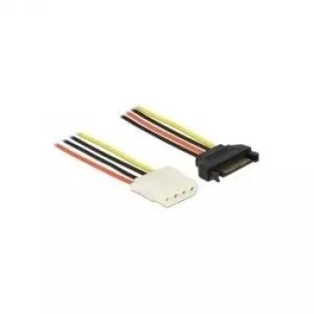 Internes Stromkabel DeLOCK 60140 1 m SATA 15-pin Molex 4-pin