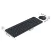 Tastatur- und Maus-Set WKM-100 schwarz