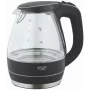 Wasserkocher | Adler | Wasserkocher | AD 1224 | Standard | 2000 W | 1,5 L | Glas | 360°-Drehsockel | Schwarz