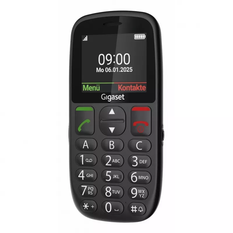 Siemens GL395 Schwarzes Mobiltelefon 5,6 cm / 2,20 Zoll - 0,30 Mpx Kamera (S30853-H1230-R101)