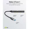 Goobay USB Hub 74456 Type-A 5000 Mbit/s Hellgrau