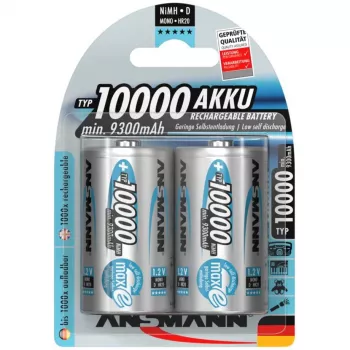 Batterie D Ansmann 10000 mAh Mono HR20 NiMH