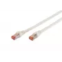 DIGITUS Professional - Patchkabel - RJ-45 (M) zu RJ-45 (M) - 10,0 m - SFTP - CAT 6 - IEEE 802.3 - halogenfrei, gegossen, knicksicher - Weiß (DK-1644-100/WH)