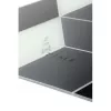 NeXtime klok 8171 Cubic, 43,5x37 cm, Wand, Schwarz/Weiß/Grau
