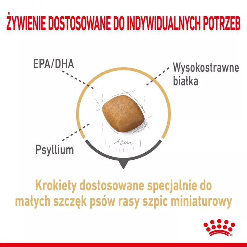 Trockenfutter Royal Canin Pomeranian Adult 3 kg – Formel für kleine Rassen für ausgewachsene Pomeranians