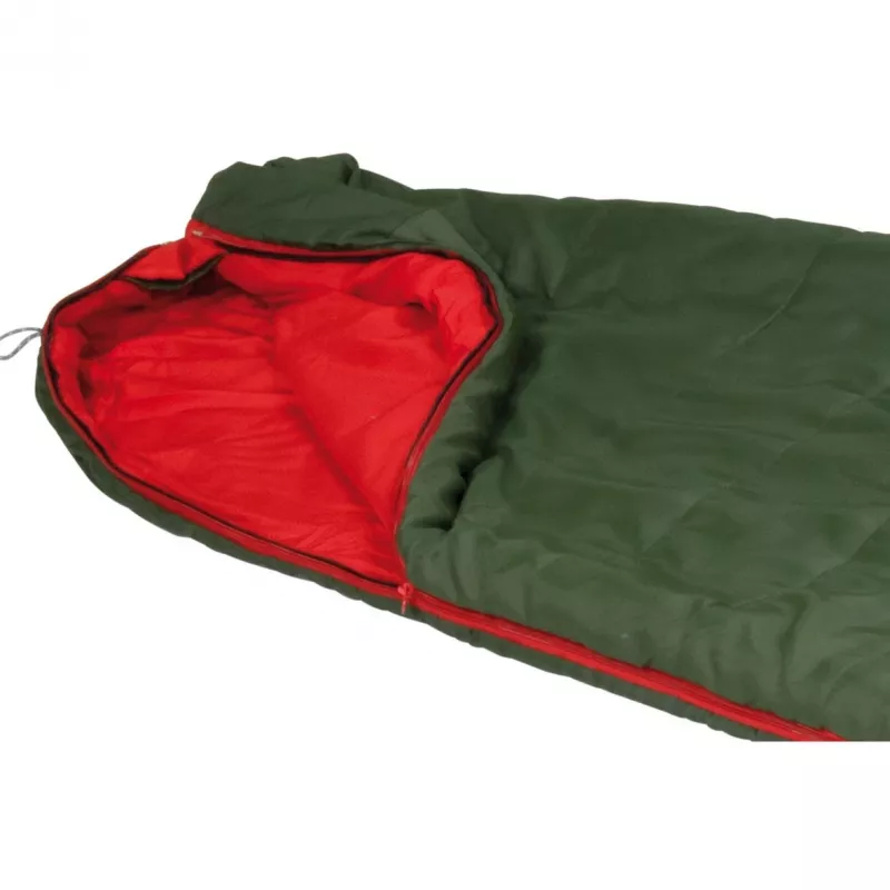 Mumienschlafsack Pak 1000 ECO (Dark Green/Rot)