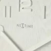 NeXtime 3096WI - Wanduhr - Quarzuhr - Rund - Weiß - Holz - Holz