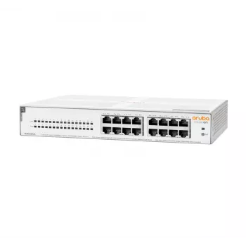 HPE Aruba Networking Aruba Instant On 1430 16G Class4 PoE 124W Unmanaged L2 Gigabit Ethernet (10/100/1000) Power over Ethernet (PoE) 1U Weiß