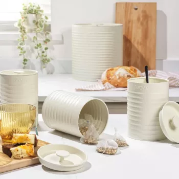 Arbeitsplatten-Set Russell Hobbs RH03270CEU7 Creme 4-teilig – Küchen-Arbeitsplatten-Set, cremefarben