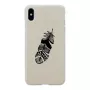 Smartphone-Hülle man and wood für iPhone XS Max – Indian White