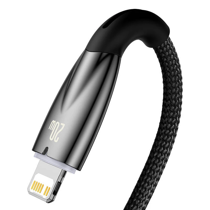 USB-C-auf-Lightning-Kabel Baseus Glimmer 20W, 2 m — Schnellladung und Datensynchronisation