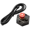 Button Simucube Premium Drehmoment-Aus-Taster, Schwarz/Rot, 120×120×70 mm