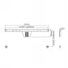 TV-Halterung Gembird WM-S80F-01 2,03 m Schwarz 50 kg Kapazität