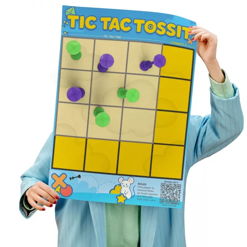 TOSSIT Zielscheibe – Ziel & Tic-Tac-Toe