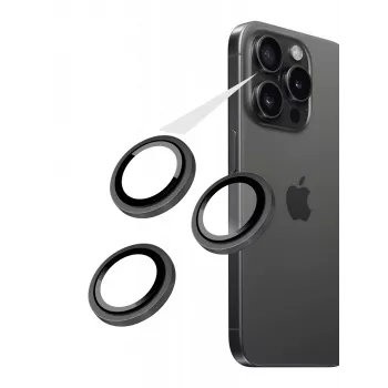 Fixiertes Kameraglas | Samsung | Galaxy S26 | Gehärtetes Glas | Schwarz
