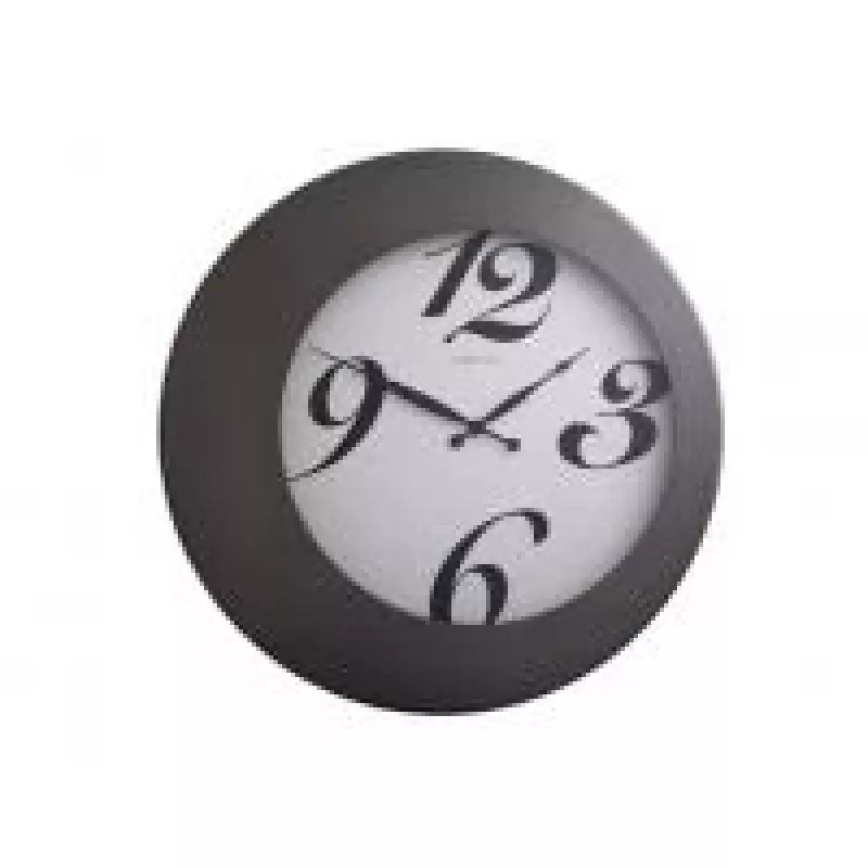 NeXtime Wanduhr 2947 Walter, Ø 45 cm, Schwarz
