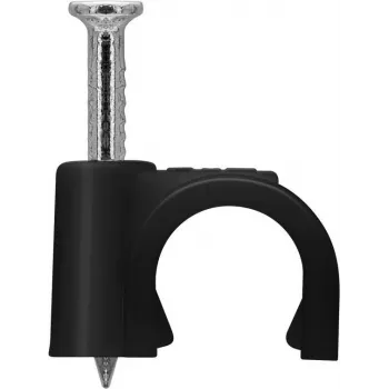 Goobay Kabelclip 7 mm, schwarz (64680)