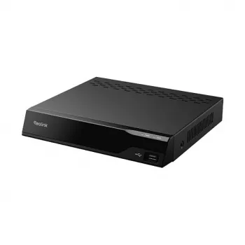 Netzwerk-Videorekorder Reolink RP-PN8-NHD — 8-Kanal PoE NVR, max. 4K, SATA bis zu 32 TB, Schwarz