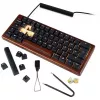 Sharkoon 100068100 Tastatur Office USB QWERTZ Deutsch Holz 61 Tasten RGB LED
