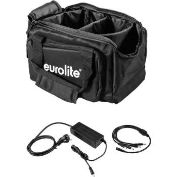 Soft-Bag-Set EUROLITE SB-14 mit Ladegerät und 4 wiederaufladbaren Batterien