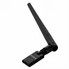 USB-WLAN-Adapter LANBERG NC-0300-WIE, USB 2.0, zwei externe Antennen 5 dBi, WLAN 300 Mbit/s, Ethernet/WLAN, schwarz
