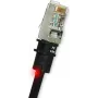 Netzwerkkabel PatchSee PK-F-4 RJ-45 Cat5e 1,2 m Schwarz