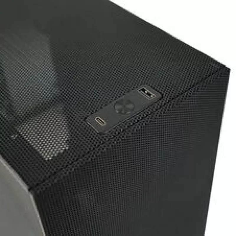 SSUPD Meshroom S V2 Mini-PC-Gehäuse, ATX, Mesh, Schwarz