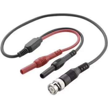 VOLTCRAFT BNC-Test Lead 0,50 m Schwarz, Rot (VC-10906575)