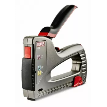 Handtacker NOVUS J-29 türkis ergonomisches Design, manuelles Heftgerät für Standardklammern