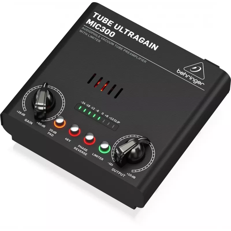 Audio-Vorverstärker Behringer MIC300 Schwarz